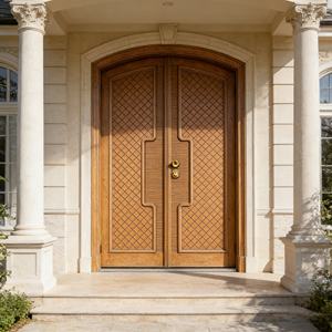 Porte d'entrée double sécurité de luxe moderne, porte d'entrée en acier antivol de haute qualité pour villa, extérieur de maison - Product Image 5