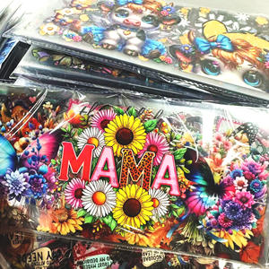 Pegatinas de Transferencia UV DTF de Alta Adhesión para Decoración de Paredes, Puertas, Ventanas y Muebles, Admite Diseños de Logotipos Personalizados, Duraderas y Lavables - Product Image 2