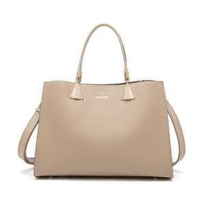 Hot bán phụ nữ của công suất lớn PU da túi xách giản dị thiết kế đơn giản Tote <span class=keywords><strong>Bag</strong></span> với logo Mô hình màu sắc rắn - Product Image 1