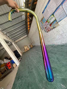 Tornasol Tubo Escape CG150 CG200 système d'échappement pièces de rechange <span class=keywords><strong>DB</strong></span> <span class=keywords><strong>Killer</strong></span> silencieux silencieux tuyau d'échappement pour ZJ125 XF125 CG125 HJ125 - Product Image 4