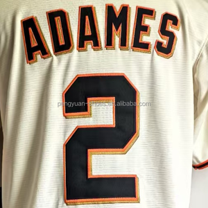 准备发货Mike Yastrzemski黑色2025城市连接有限公司最佳质量刺绣棒球球衣 - Product Image 4