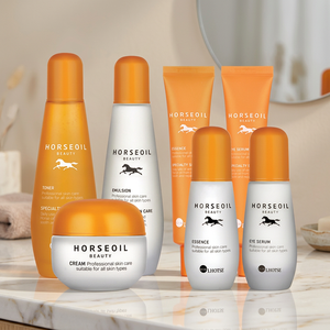 ELLELHOTSE Ensemble de soins de beauté à l'huile de cheval 7 pièces Corée Ingrédients de haute qualité Visage Éclaircissant Anti-rides Sans cruauté - Product Image 3