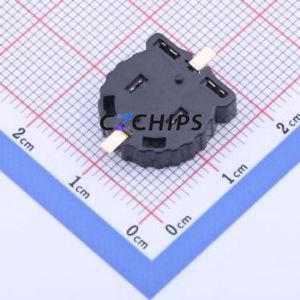 BS-12-B3BA003 Button & Strip Battery Connector SMD Connector Battery Holder CR1220 Phosphor Bronze - Product Image 2