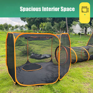 PiCiPaw 6-in-1 grandi custodie per gatti da esterno Pop Up tende da gioco per gatti con Tunnel per addestramento agilità per cani Tunnel portatile per animali domestici - Product Image 5