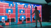 Proyector de pared interactivo de tecnología táctil láser de pantalla grande, proyección de mapeo 3D con Software, juego interactivo para niños en interiores