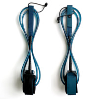 Laisse de surf droite en PVC personnalisée SR Surf avec logo, laisse de surf en uréthane résistante, corde de jambe, laisse de surf