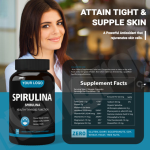 Ausreson Groothandel Biologische Chlorella En <span class=keywords><strong>Spirulina</strong></span> <span class=keywords><strong>Capsule</strong></span> Prijs <span class=keywords><strong>Bulk</strong></span> 500Mg <span class=keywords><strong>Spirulina</strong></span> Capsules - Product Image 3
