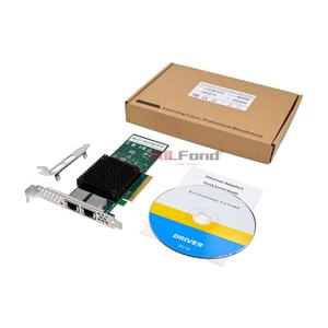 Adaptateur réseau PCIe double port 10GbE X710-T2L pour serveurs, carte Ethernet filaire 10 Gbps, IA en stock - Product Image 6