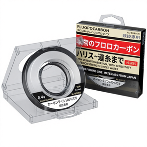 Ligne de <span class=keywords><strong>pêche</strong></span> en fluorocarbone 100% transparente, résistante à l'usure, anti-UV, durable, fabriquée sur mesure par une usine OEM, 50 m, pour la <span class=keywords><strong>pêche</strong></span> au bar, à la <span class=keywords><strong>truite</strong></span> et à la perche - Product Image 3