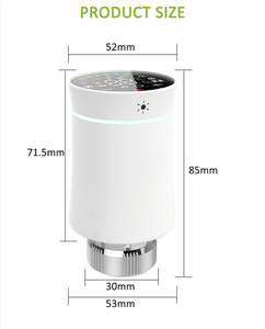 Vanne thermostatique intelligente Zigbee <span class=keywords><strong>Wifi</strong></span> BECA BRT-100 à faible consommation d'énergie, <span class=keywords><strong>module</strong></span> numérique électronique moderne pour hôtels - Product Image 6