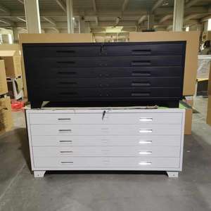 Acciaio metallo A0/A1 carta mappa Cabinet <span class=keywords><strong>piano</strong></span> 5 cassetti File disegno <span class=keywords><strong>di</strong></span> stoccaggio per casa ufficio officina - Product Image 5