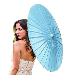 Parasol en papier réutilisable de style chinois/japonais de 33 pouces, respectueux de l'environnement, avec logo personnalisé pour les mariages, les fêtes, l'utilisation promotionnelle - Product Image 4