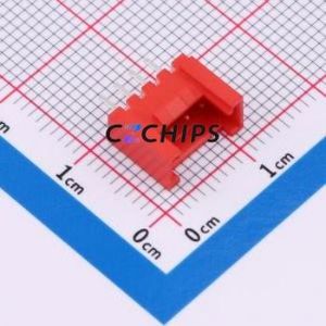 ZX-HY2.0-4PZZ-R Wire-to-Board Pin Header Through hole Component (THT),P=2mm Connector 1x4P 2mm Through Hole HY - Product Image 1