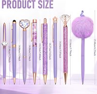 Assez mignon étincelant Journal Kit stylo ensemble Nicole paillettes papeterie marée journal stylos cadeaux pour filles femmes mariage