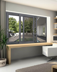 <span class=keywords><strong>Finestre</strong></span> Scorrevoli a Doppio Vetro, Porta Esterna per Patio, Porta Scorrevole in Alluminio Insonorizzata per Balcone - Product Image 2