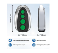 Télécommande pour porte de garage compatible avec le code roulant M12 433.92mhz pour ouvre-porte