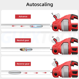 Nueva Máquina Inalámbrica Industrial Portátil para Desatascar Tuberías, Herramienta Profesional para Limpiar Obstrucciones de Alcantarillado y Baños, Portátil para el Hogar - Product Image 3