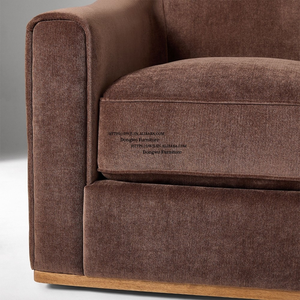 Ghế xoay một chỗ ngồi hiện đại dành cho văn phòng hoặc phòng khách, chất liệu vải, dành cho biệt thự, ghế sofa, ghế đàm phán, nội thất - Product Image 6