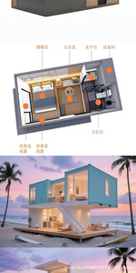 Welded living container <b>house</b>, movable <b>prefab</b> <b>house</b>, modular container shop & store, integrated residential container building - Product Image 5