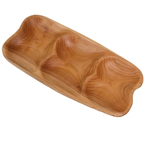 Bandeja <span class=keywords><strong>de</strong></span> madera duradera <span class=keywords><strong>para</strong></span> aperitivos con 3 compartimentos divididos Bandeja <span class=keywords><strong>de</strong></span> servicio <span class=keywords><strong>de</strong></span> desayuno ecológica Tipo <span class=keywords><strong>de</strong></span> patrón <span class=keywords><strong>Planta</strong></span> - Product Image 2