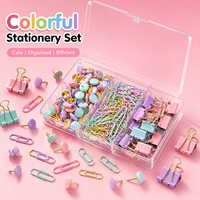 Vente en gros Ensemble de papeterie personnalisé créatif couleur macaron Articles de papeterie pour l'école et le bureau
