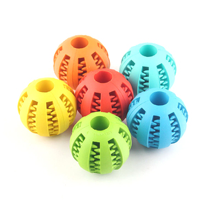 Duurzaam Gebitsreiniging Lekkage Voedsel Hond Speelgoed Rubber Bal Kauwen Speelgoed Voor Hond Groothandel Huisdier Speelgoed - Product Image 5