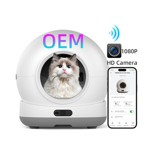 OEM 72L lettiera automatica per gatti con macchina fotografica Tuya App controllo Smart lettiera per gatti lettiera autopulente con rimozione degli odori - Product Image 1