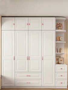 Armario de Madera Grande Directo de Fábrica para Dormitorio, <span class=keywords><strong>Mueble</strong></span> de Estilo <span class=keywords><strong>Abierto</strong></span>, Armario Portátil Económico Hecho de MDF - Product Image 4