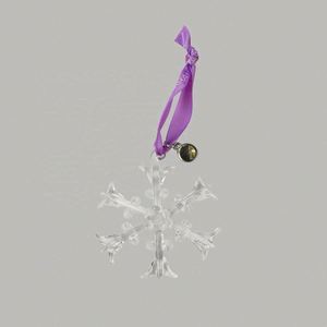 Nuevo Diseño Creativo de Copo de Nieve de Cristal Transparente para Decoración Navideña - Product Image 5