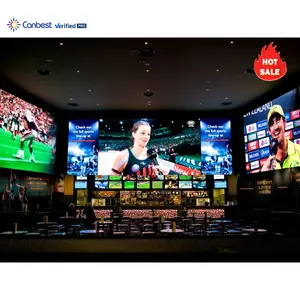 Pantalla Led interior P1.8 P2.5 para club nocturno, panel de pared de vídeo Led curvo, Pub, barra deportiva, publicidad, pantalla Led