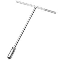 Clé à douille en T robuste en acier CR-V, longue, antidérapante, de type T, pour la réparation automobile