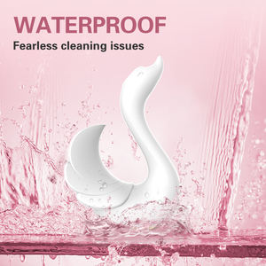 LIL MERMAID Nuovo Vibratore a Forma di Cigno per Donne, Stimolatore del Punto G e del Clitoride, Massaggiatore con Modalità di Vibrazione e Suzione - Product Image 3