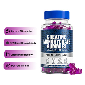 Gomitas Energéticas con Creatina Monohidratada Pre-Entrenamiento de Marca Privada OEM/ODM, Suplemento para el Crecimiento Muscular para Mujeres Embarazadas, 120 Unidades - Product Image 4