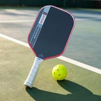 Özel Soğuk Preslenmiş Karbon Fiber Pickleball Raketi Yetişkinler İçin Ergonomik Saplı Pickleball Oyunu İçin