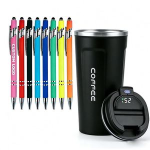 Bolígrafo de Lujo Promocional 2026, Regalo Empresarial Premium, Bolígrafo de Metal con Tacto Suave de Goma, Bolígrafo con Logotipo Personalizado - Product Image 1