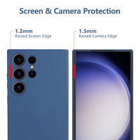 Meilleure vente coque de téléphone pour Galaxy Samsung S23 Ultra liquide coque de téléphone portable personnalisée en silicone tpu