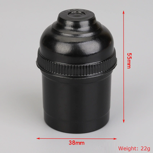 HoneyFly E27 portalámparas 250V 4A baquelita suspendida techo bombilla Base accesorios de iluminación - Product Image 5