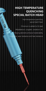 Maant MY-081 Little Blue Fat jeu de tournevis S2 embout magnétique pour réparation de téléphone Android vis internes outil de démontage - Product Image 5