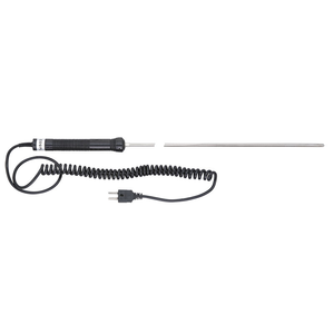 Sonda Termopar Fervi de 600 mm de Acero Inoxidable Tipo K para Instrumentos de Temperatura - Product Image 1