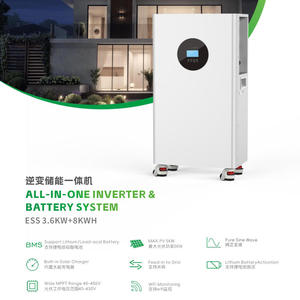 Système d'énergie solaire tout-en-un DEMUDA 3.6KW 8KW avec onduleur, batterie LiFePO4 lithium-ion 25.6V 312.5Ah, hybride CAN, sur pied - Product Image 4