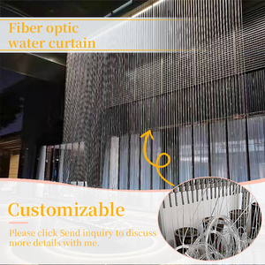 Rideau d'eau artistique et cascade intérieure décorative pour cafés et lieux Instagrammables - Product Image 5