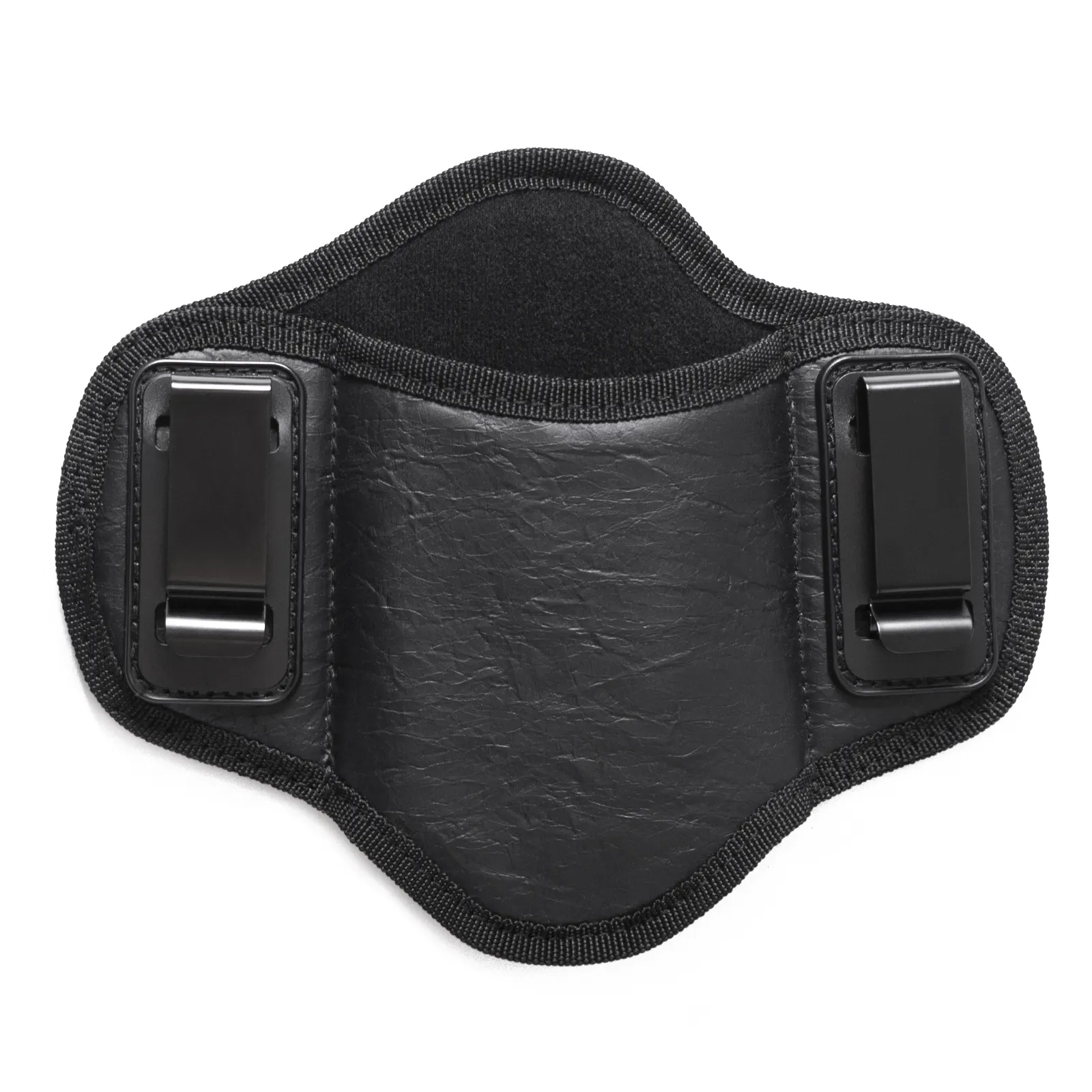 Double buckle Pancake Holster PU Leather IWB Universal Concealed Carry Holster Pancake Tactical Holster