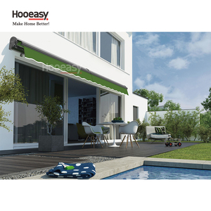Maison <span class=keywords><strong>Balcon</strong></span> Patio Toit <span class=keywords><strong>Pare</strong></span>-<span class=keywords><strong>Soleil</strong></span> Étanche Auvent En Aluminium <span class=keywords><strong>Toile</strong></span> Auvents Muraux Manuel Rétractable Pliant Bras Auvents - Product Image 3