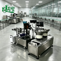 Machine de marquage laser industrielle à double tête avec alimentation automatique par plaque vibrante pour le codage double face des bouchons de bouteilles