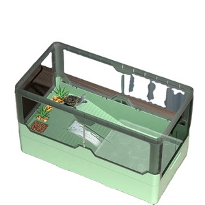 Jeneca serbatoio di tartaruga con balcone scatola di allevamento ecologico paesaggistico serbatoio speciale scatola di allevamento <span class=keywords><strong>per</strong></span> la testuggine brasiliana domestica - Product Image 1