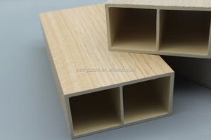 Bán Hot WPC PVC Nhựa Composite Nội Thất Cột Gỗ Ống Phân Vùng Wall <span class=keywords><strong>Panel</strong></span> Trang Trí 75*50 Mét - Product Image 2