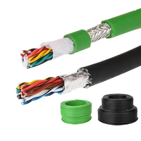 Kabel Daya Motor Servo 5 Core UVW Kabel Motor Servo AC Kabel Encoder Servo Leadshine