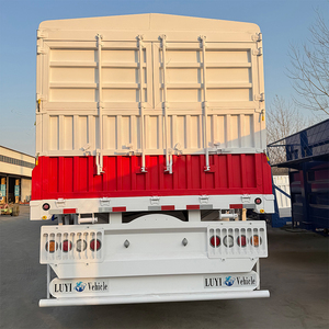 Semi-<span class=keywords><strong>remorque</strong></span> à ridelles 3 essieux robuste pour le transport de marchandises générales - Product Image 5