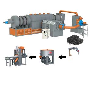 Biomass Sawdust Charcoal Production Line Continuous Carbonization Furnace Motor 300-3000kg Capacity for <b>BBQ</b>/Shisha Charcoal - Product Image 1