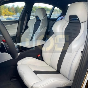 Kit di Aggiornamento Sedili Sportivi M3 Modificati Coprisedili <span class=keywords><strong>M</strong></span> Power per Conducente e Passeggero per BMW Serie 3 F30 G30 G80 - Product Image 3
